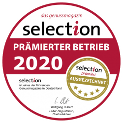 Vom Genussmagazin Selection Prämierter Betrieb 2020!
